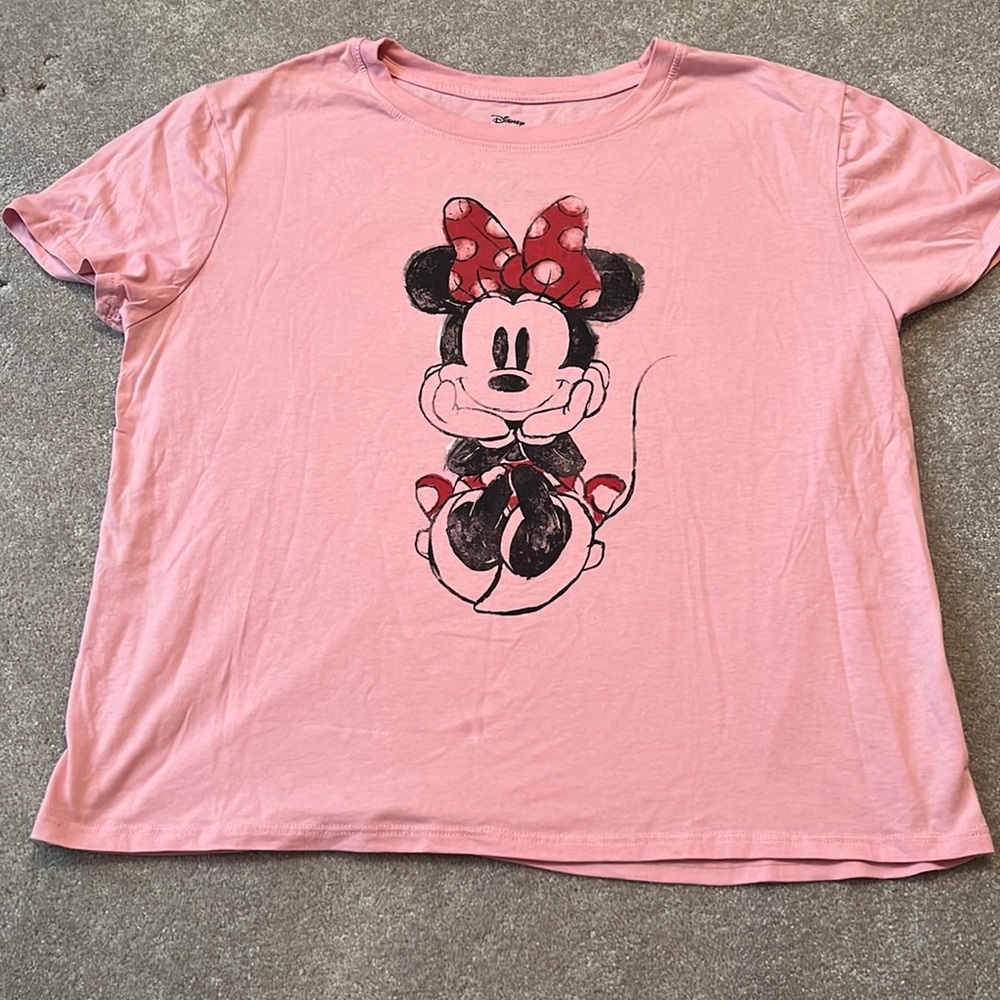 Disney Minnie mouse, pink graphic T-shirt